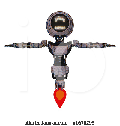 Royalty-Free (RF) Robot Clipart Illustration by Leo Blanchette - Stock Sample #1670293