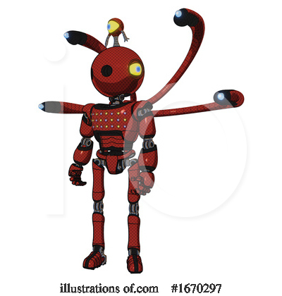Royalty-Free (RF) Robot Clipart Illustration by Leo Blanchette - Stock Sample #1670297