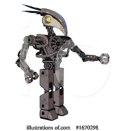 Royalty-Free (RF) Robot Clipart Illustration by Leo Blanchette - Stock Sample #1670298