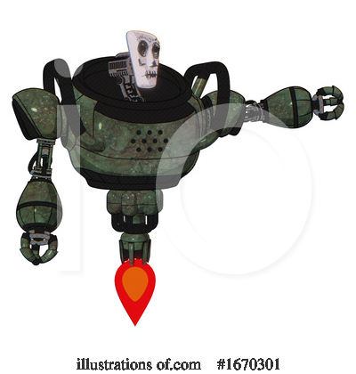 Royalty-Free (RF) Robot Clipart Illustration by Leo Blanchette - Stock Sample #1670301