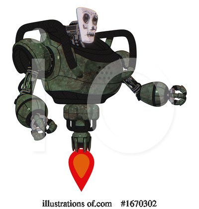 Royalty-Free (RF) Robot Clipart Illustration by Leo Blanchette - Stock Sample #1670302