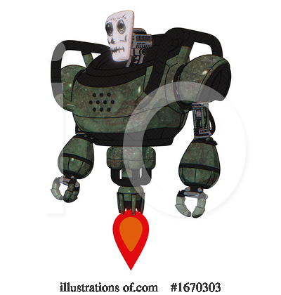 Royalty-Free (RF) Robot Clipart Illustration by Leo Blanchette - Stock Sample #1670303