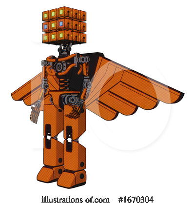 Royalty-Free (RF) Robot Clipart Illustration by Leo Blanchette - Stock Sample #1670304