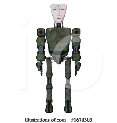 Royalty-Free (RF) Robot Clipart Illustration by Leo Blanchette - Stock Sample #1670305