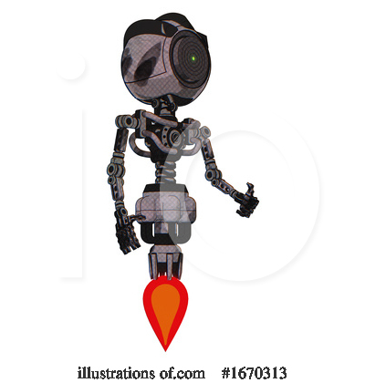Royalty-Free (RF) Robot Clipart Illustration by Leo Blanchette - Stock Sample #1670313