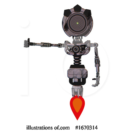 Royalty-Free (RF) Robot Clipart Illustration by Leo Blanchette - Stock Sample #1670314