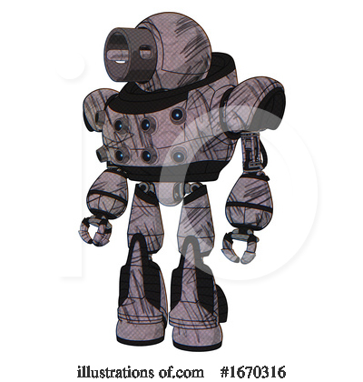 Royalty-Free (RF) Robot Clipart Illustration by Leo Blanchette - Stock Sample #1670316