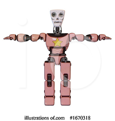 Royalty-Free (RF) Robot Clipart Illustration by Leo Blanchette - Stock Sample #1670318