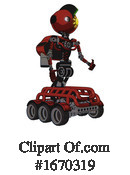 Robot Clipart #1670319 by Leo Blanchette
