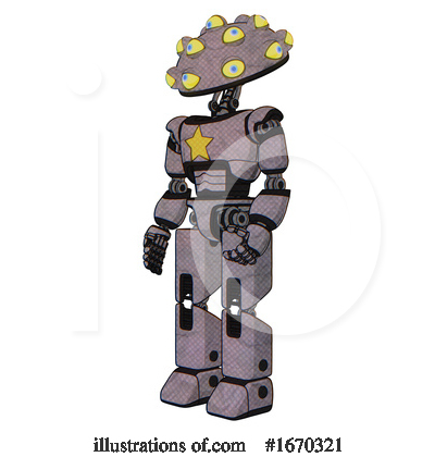 Royalty-Free (RF) Robot Clipart Illustration by Leo Blanchette - Stock Sample #1670321