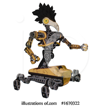 Royalty-Free (RF) Robot Clipart Illustration by Leo Blanchette - Stock Sample #1670322