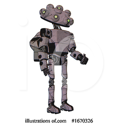 Royalty-Free (RF) Robot Clipart Illustration by Leo Blanchette - Stock Sample #1670326