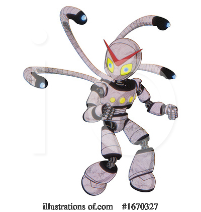 Royalty-Free (RF) Robot Clipart Illustration by Leo Blanchette - Stock Sample #1670327