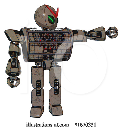 Royalty-Free (RF) Robot Clipart Illustration by Leo Blanchette - Stock Sample #1670331