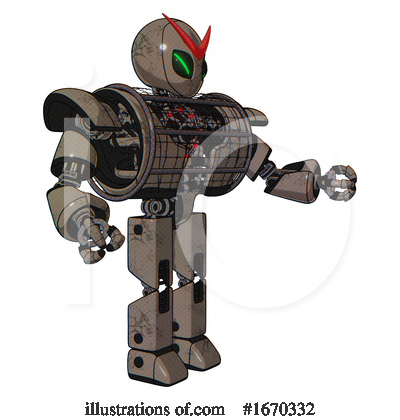 Royalty-Free (RF) Robot Clipart Illustration by Leo Blanchette - Stock Sample #1670332
