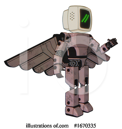 Royalty-Free (RF) Robot Clipart Illustration by Leo Blanchette - Stock Sample #1670335