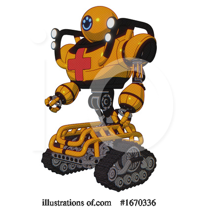 Royalty-Free (RF) Robot Clipart Illustration by Leo Blanchette - Stock Sample #1670336