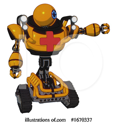 Royalty-Free (RF) Robot Clipart Illustration by Leo Blanchette - Stock Sample #1670337