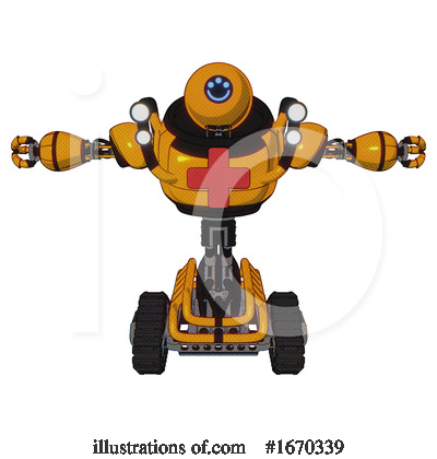 Royalty-Free (RF) Robot Clipart Illustration by Leo Blanchette - Stock Sample #1670339