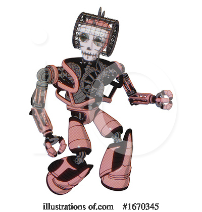 Royalty-Free (RF) Robot Clipart Illustration by Leo Blanchette - Stock Sample #1670345