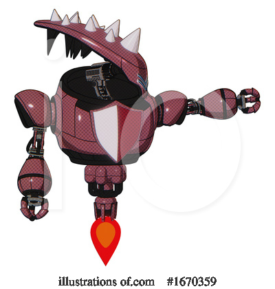 Royalty-Free (RF) Robot Clipart Illustration by Leo Blanchette - Stock Sample #1670359