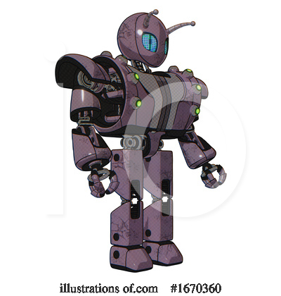 Royalty-Free (RF) Robot Clipart Illustration by Leo Blanchette - Stock Sample #1670360