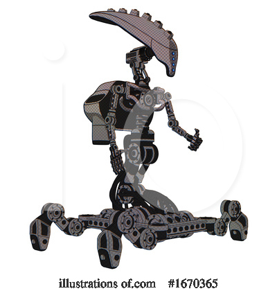 Royalty-Free (RF) Robot Clipart Illustration by Leo Blanchette - Stock Sample #1670365