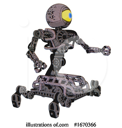 Royalty-Free (RF) Robot Clipart Illustration by Leo Blanchette - Stock Sample #1670366