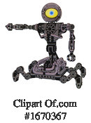 Robot Clipart #1670367 by Leo Blanchette