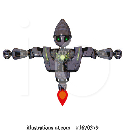 Royalty-Free (RF) Robot Clipart Illustration by Leo Blanchette - Stock Sample #1670379