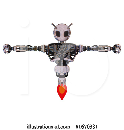 Royalty-Free (RF) Robot Clipart Illustration by Leo Blanchette - Stock Sample #1670381