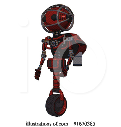 Royalty-Free (RF) Robot Clipart Illustration by Leo Blanchette - Stock Sample #1670385