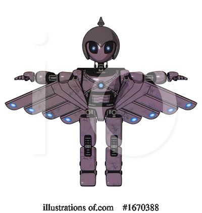 Royalty-Free (RF) Robot Clipart Illustration by Leo Blanchette - Stock Sample #1670388