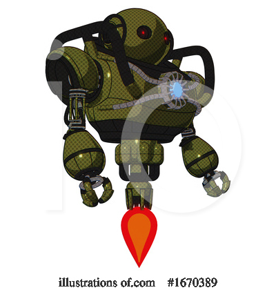Royalty-Free (RF) Robot Clipart Illustration by Leo Blanchette - Stock Sample #1670389