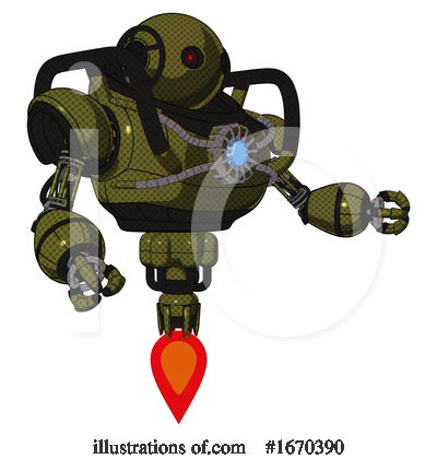 Royalty-Free (RF) Robot Clipart Illustration by Leo Blanchette - Stock Sample #1670390
