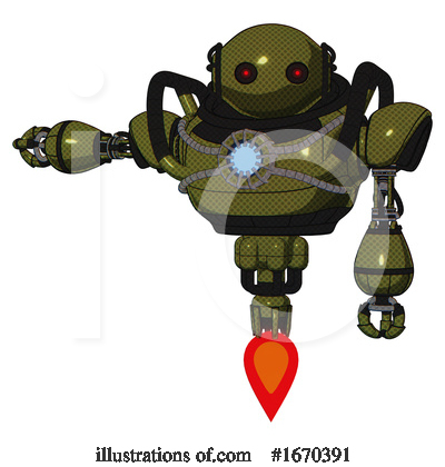 Royalty-Free (RF) Robot Clipart Illustration by Leo Blanchette - Stock Sample #1670391