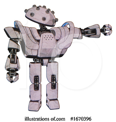 Royalty-Free (RF) Robot Clipart Illustration by Leo Blanchette - Stock Sample #1670396