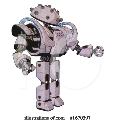 Royalty-Free (RF) Robot Clipart Illustration by Leo Blanchette - Stock Sample #1670397