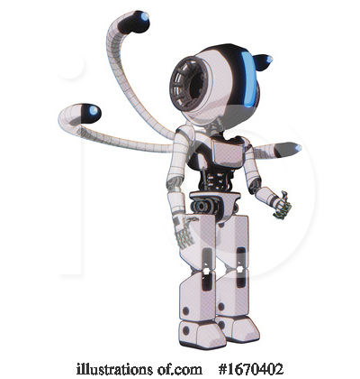 Royalty-Free (RF) Robot Clipart Illustration by Leo Blanchette - Stock Sample #1670402