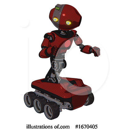 Royalty-Free (RF) Robot Clipart Illustration by Leo Blanchette - Stock Sample #1670405