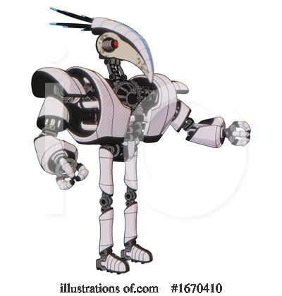 Royalty-Free (RF) Robot Clipart Illustration by Leo Blanchette - Stock Sample #1670410