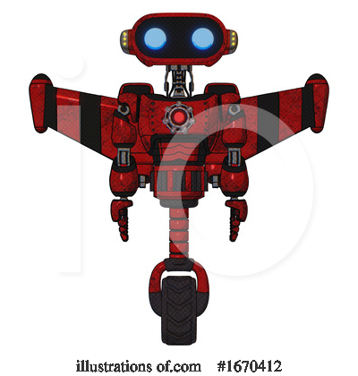 Royalty-Free (RF) Robot Clipart Illustration by Leo Blanchette - Stock Sample #1670412