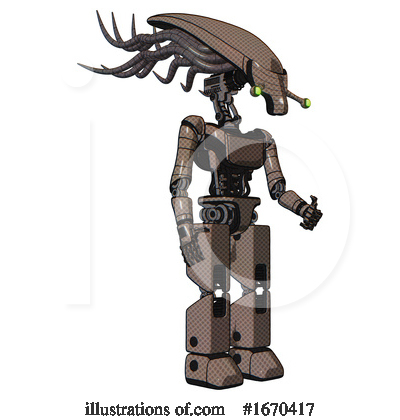 Royalty-Free (RF) Robot Clipart Illustration by Leo Blanchette - Stock Sample #1670417
