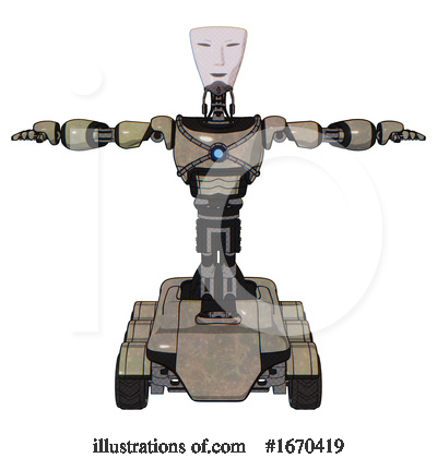 Royalty-Free (RF) Robot Clipart Illustration by Leo Blanchette - Stock Sample #1670419
