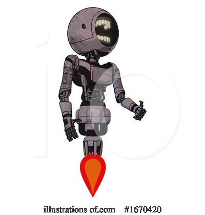 Royalty-Free (RF) Robot Clipart Illustration by Leo Blanchette - Stock Sample #1670420