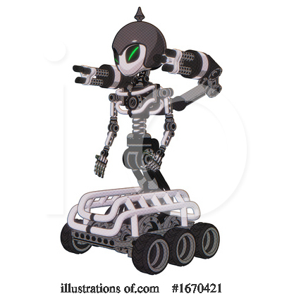 Royalty-Free (RF) Robot Clipart Illustration by Leo Blanchette - Stock Sample #1670421