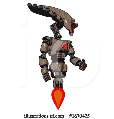 Royalty-Free (RF) Robot Clipart Illustration by Leo Blanchette - Stock Sample #1670425