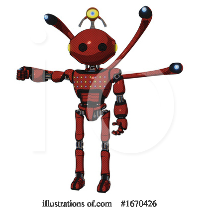 Royalty-Free (RF) Robot Clipart Illustration by Leo Blanchette - Stock Sample #1670426