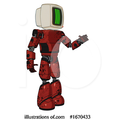 Royalty-Free (RF) Robot Clipart Illustration by Leo Blanchette - Stock Sample #1670433