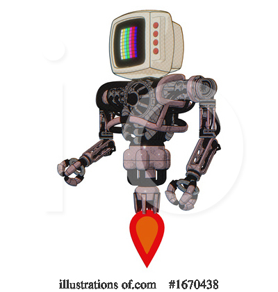 Royalty-Free (RF) Robot Clipart Illustration by Leo Blanchette - Stock Sample #1670438